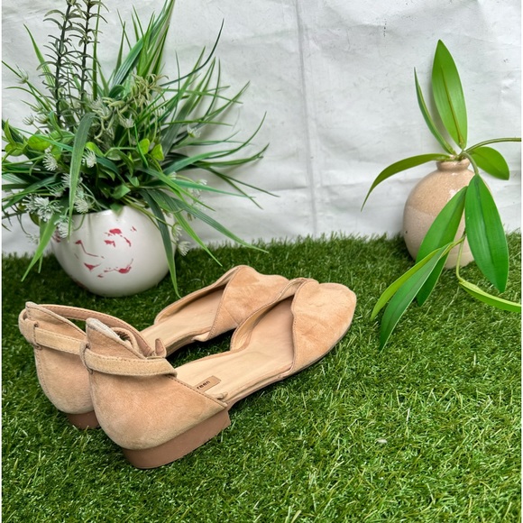 PAUL GREEN🍂🍂Kary Nude suede leather flats Size 9 - Picture 10 of 13